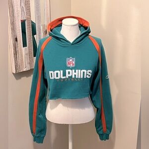 Women’s Miami Dolphins Cropped Hoodie (S)
